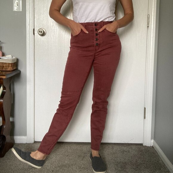 Mudd maroon high-waisted jeggings - Picture 3 of 4